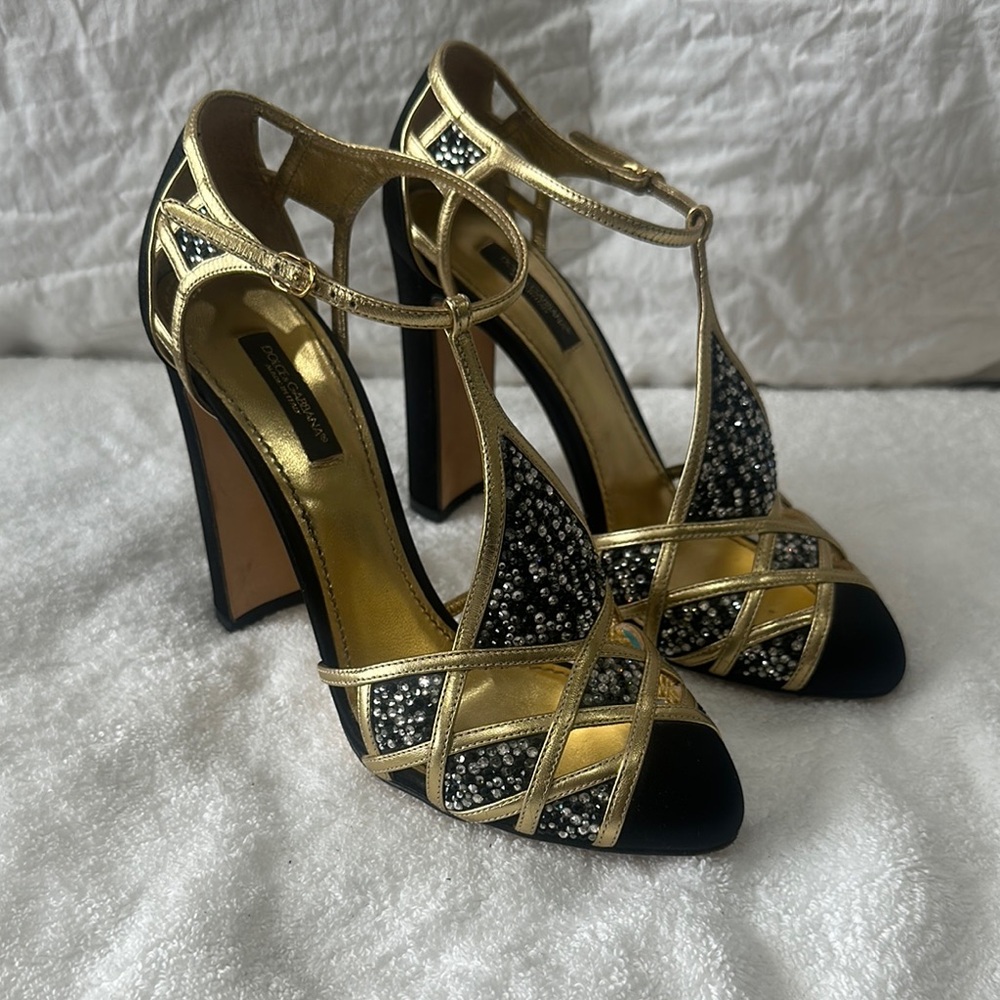 Dolce and Gabbana Crystal heels